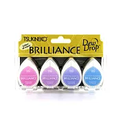 【Tsukineko 月貓】亮彩水滴印台四色組-寶石色 Jewel Tone