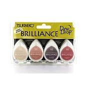 【Tsukineko 月貓】亮彩水滴印台四色組-調色盤 Painter’s Palett