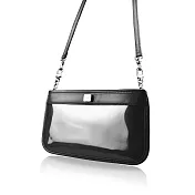 【LIEVO】 CUTE - Smartphone真皮兩用隨身包_靜謐黑