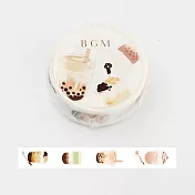 【BGM】和紙膠帶 經典Life系列 ‧珍珠奶茶