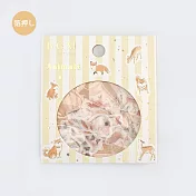 【BGM】散裝金箔和紙貼紙包45入 ‧軟綿綿動物