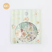 【BGM】散裝金箔和紙貼紙包45入 ‧花物語
