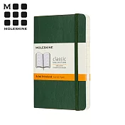 MOLESKINE 經典軟皮筆記本 (口袋)-橫線綠