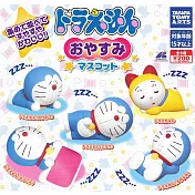 【日本正版授權】全套5款 哆啦A夢 睡眠公仔 扭蛋/轉蛋 小叮噹/哆啦美 TAKARA TOMY 874727