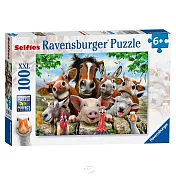 【德國Ravensburger拼圖】農場動物的自拍-大拼片拼圖-100XXL片