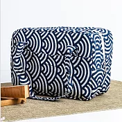 鋁箔內裡飲料袋、便當袋、保冰袋、保溫袋‧日系和風清涼浪紋C