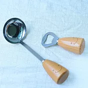 木趣生活小道具‧微笑套組湯瓢與開瓶器