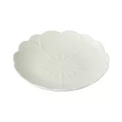 【西海陶器】波佐見燒櫻花御取皿 ‧黃釉