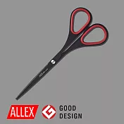 【ALLEX林刃物】Slim極細長刃不沾膠剪刀(大) 140mm-紅