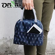 【OMORY】加厚防潑水兩用鋁箔保冷/保溫便當袋-小麥