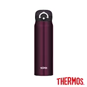 【THERMOS 膳魔師】不鏽鋼真空輕巧變保溫瓶0.6L(JNR-600-M-BK)午夜黑