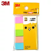 (2入1包)3M五色狠黏標籤紙SSP-5BH-B6