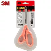 3M Scotch 萬用型不鏽鋼事務剪刀6吋橘