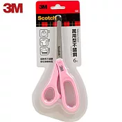 3M Scotch 萬用型不鏽鋼事務剪刀6吋粉紅