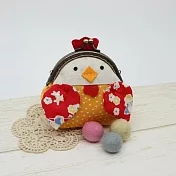 手縫ok!－咕咕雞口金包(拼布材料包)