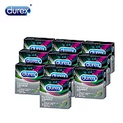 【Durex 杜蕾斯】飆風碼保險套3入*10盒