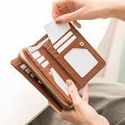 CHENSON 品牌訂製14卡短夾錢包(CG15146-B)