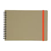 【Mark’s】EDiT多功能網點筆記本A5(附便利貼) ‧迷霧灰