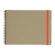 【Mark’s】EDiT多功能網點筆記本B5(附便利貼) ‧迷霧灰