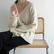 【那木】設計款綁腰帶針織開衫(5色) F杏米