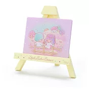 Sanrio 迷你三角書架造型桌上立鏡 桌鏡 手機架 雙子星 KIKI LALA