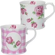 《CreativeTops》寬口馬克杯2件(紅玫瑰420 ml)