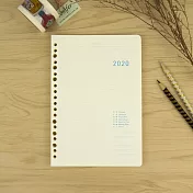 【Conifer綠的事務用品】 2020-25K橫式週誌內頁(20孔6孔通用)25K橫式週誌內頁