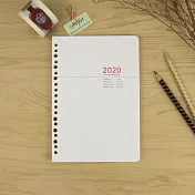 【Conifer綠的事務用品】 2020-25K直式週誌內頁(20孔6孔通用)25K直式週誌內頁