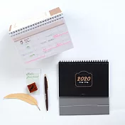 [W2Design] OneMore多層次2020桌上型月曆-經典黑