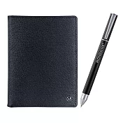 MONDAINE 瑞士國鐵 極簡護照夾+多功能磁性筆組