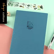 珠友 A5/25K 2020年直式週誌/週計劃/日誌手帳行事曆/甘特圖-補充內頁3/蔚藍大海