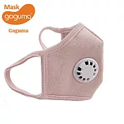 韓國goguma多重防護呼氣閥口罩-粉色L