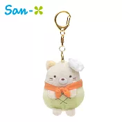 【日本正版授權】角落生物 麵包造型 鑰匙圈/吊飾 玩偶/娃娃 角落小夥伴 -小貓款