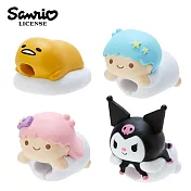 【日本正版授權】三麗鷗 充電線 保護套 iPhone專用 保護線套/咬線器 -蛋黃哥 685877