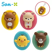 【日本正版授權】拉拉熊 充電線 保護套 保護線套/咬線器 懶懶熊 Rilakkuma -懶熊款