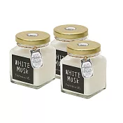 日本John’s Blend 室內香氛擴香膏(135g/瓶)(白麝香WHITE MUSK)3入