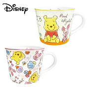 【日本正版授權】小熊維尼 陶瓷 馬克杯 275ml 咖啡杯 小豬 維尼 Winnie 迪士尼 -點點款