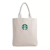[星巴克]簡約帆布肩揹提袋