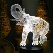 【禮物季加碼版】觸控底座小夜燈-大象