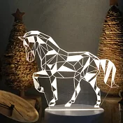 【禮物季加碼版】觸控底座小夜燈-俊馬