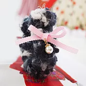 【PinkyPinky Boutique】好柔軟泡泡紗髮夾/馬尾夾 / 抓夾(水墨黑)