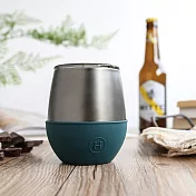 美國HYDY 雙層隨行保溫杯 | 孔雀綠-鈦灰 240ml