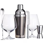 《KitchenCraft》酒杯+調酒工具6件