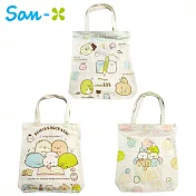 【日本正版授權】角落生物 帆布 肩背提袋/肩背包/手提袋/托特包 角落小夥伴 -文具款