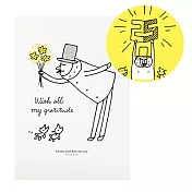 MIDORI 歐吉桑25周年 活版印刷海報A4-My Gratitude