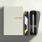 (博客來限定組合)【IWI】Takumi金標A5筆記本+基礎系列原子筆-A5生成+仿木紋米