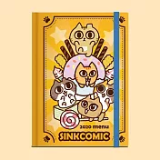 2020辛卡米克屁貓美食手帳本(月單週硬殼精裝)