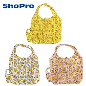 【日本正版授權】皮卡丘 摺疊購物袋/環保袋/手提袋 寶可夢/神奇寶貝 -黃色款