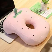 【EZlife】卡哇伊多功能透氣午睡趴枕草莓