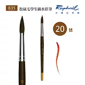 法國拉斐爾 Raphael 835 松鼠毛 學生級 水彩筆 20號